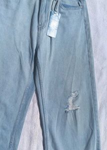 Wide Leg Light Blue Jean