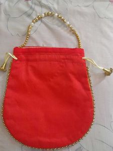 Stunning Red Potli Bag