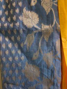Blue duppata and leggins combo not used