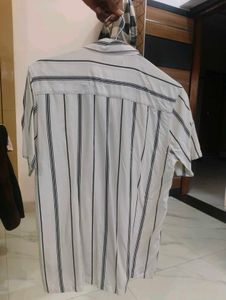 Men's Striped Short Sleeve Shirt