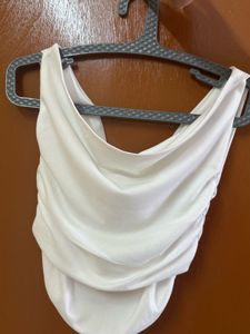 Chic Off-Shoulder White Top