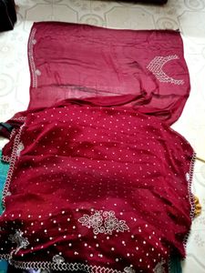 stone work saree new