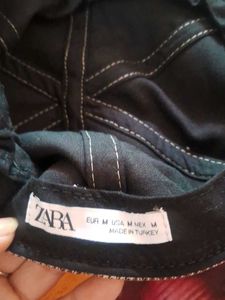 Zara Classic Houndstooth Flat Cap