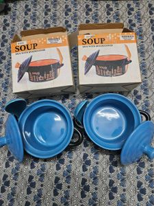 Soup bowl with Lid &amp; Spoon