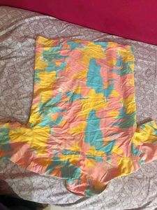 Vibrant Tie-Dye Short Sleeve Shirt