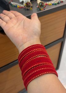 Set of Red Bangles