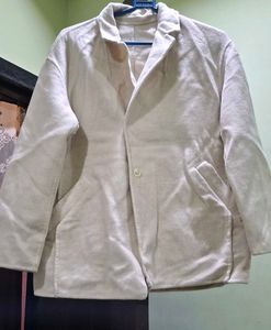 Cream Blazer Jacket