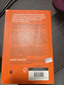 The Subtle Art of Not Giving a F*ck Book