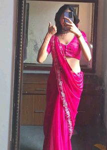 Elegant Pink Saree