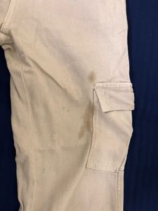 Cream Cargo Pants