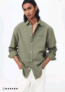 Men's Solid Color Long Sleeve Shirt