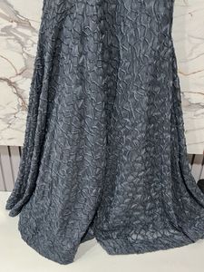 Heavy Golden Blue Embellished Ethnic Gown
