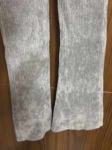 Corduroy Flared grey Pants