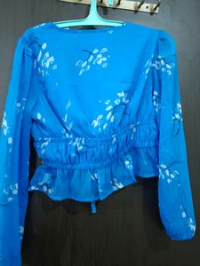 Kibo Y2K Blue Top 💙