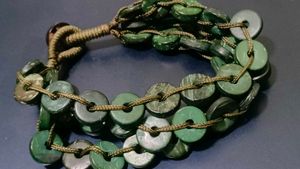 Green Beaded Bracelet