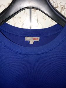 Spao oversized Drawstring layered hem tshirt