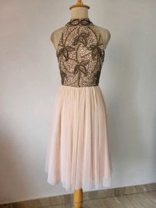 Stunning Embellished Halter Neck Gown