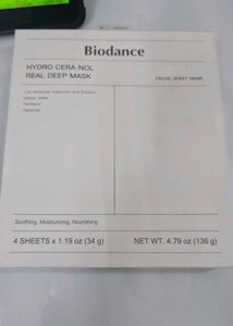 Biodance Hydro Cera-Nol Real Deep Mask