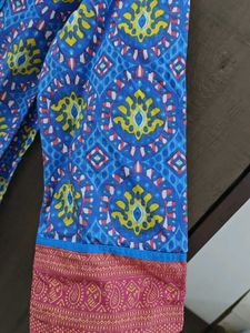 Blue Printed Kurta