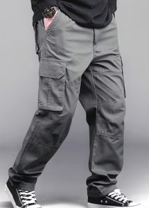 Men's Grey Cargo Pants