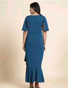 Bodycon A line One Piece Ruffle Dress