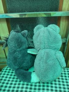 lucifer cat and penguin ( cleaning out sale)