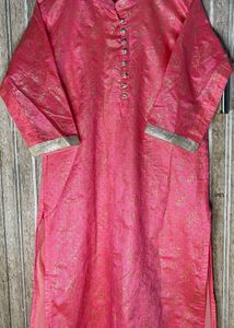 💗🎀Pink & Gold Ethnic Kurta