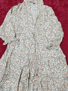 Chic Floral Print Midi Dress