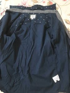 Brand New Pepe Jeans Navy Patterned Shirt