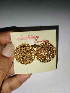 Elegant Gold Stud Earrings