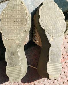 Sparkling Wedge Sandals