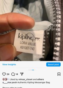 Brand New Kipling Messenger bag