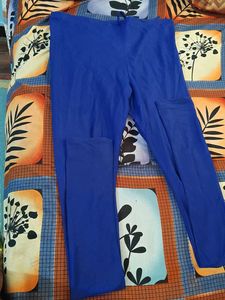 Royal Blue Embroidered Kurta Hardly wored