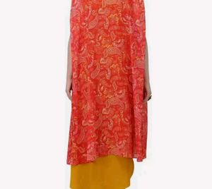 Ethnic jacket top and dhoti set