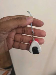 Cute Onigiri Hello Kitty Charm
