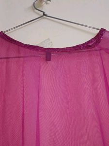Magenta Cape Top Net