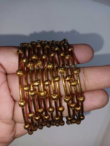 Antique Gold Afghani Bangles