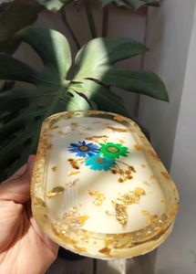 Handmade Floral Trinket Tray