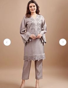 Elegant Embroidered Co-ord Set