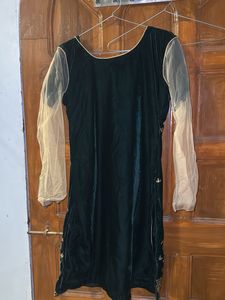 Velvet Kurta Set