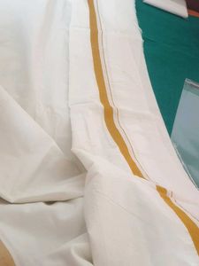 new 👌📣😊🐚Traditional Dhoti with Gold Border