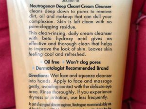 Neutrogena Deep Clean Cream Cleanser