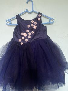 Beautiful Navy Blue Party Dress