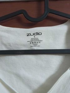 Women's Ribbed Ruched V-Neck Crop Top