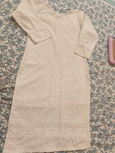 Elegant white kurta