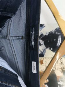 Classic Dark Wash Denim Jeans