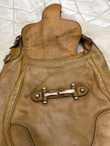 gucci Chic Brown Leather Hobo Bag