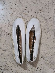 White Ballerinas Imported Pure Leather