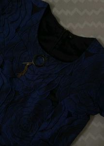 Elegant Royal Blue Ethnic Gown