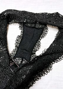 Victoria’s Secret Black Lace Shortie Panty